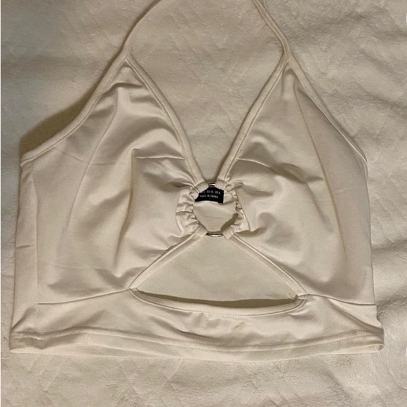 Shein white halter top - Picture 1 of 2